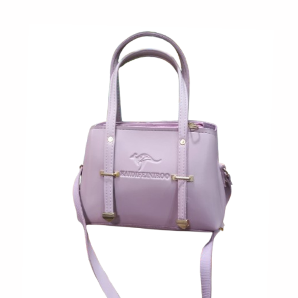 Kangaroo Amethyst Smoke Handbag