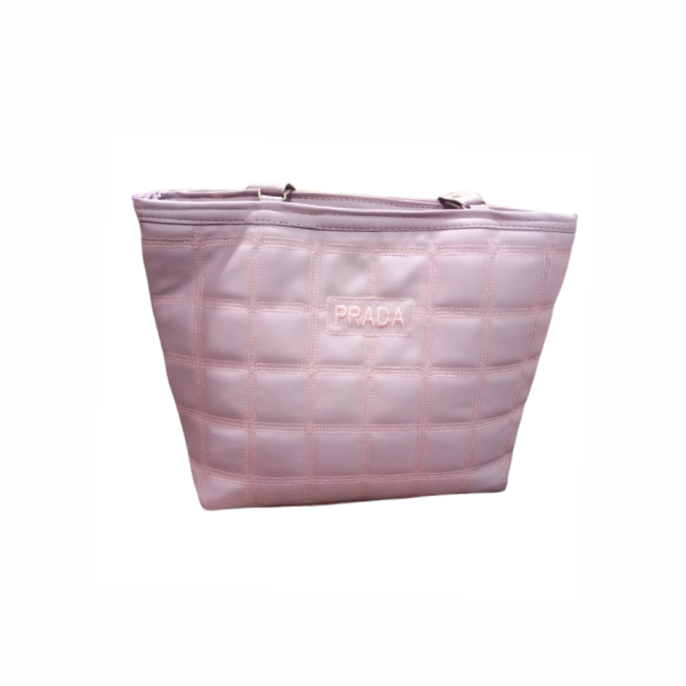 Prada Quilted Pink Tote Bag